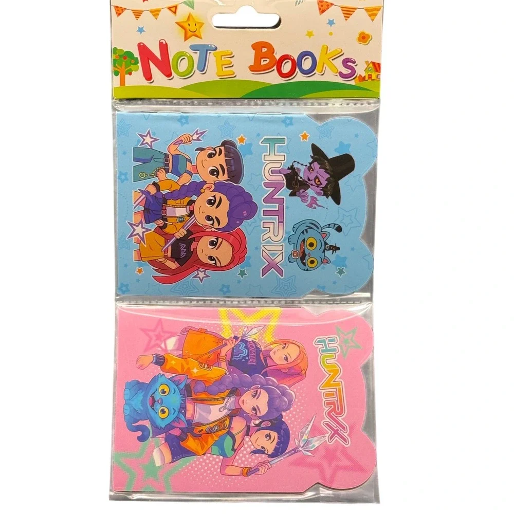 Huntrix‎ KPop Girl Group 2 Mini Notebooks Set Anime Cartoon Style